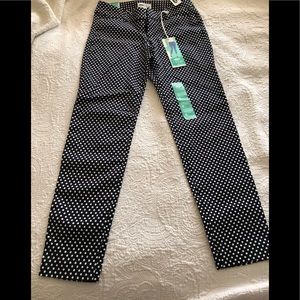 Navy Blue and white Pixie Pants